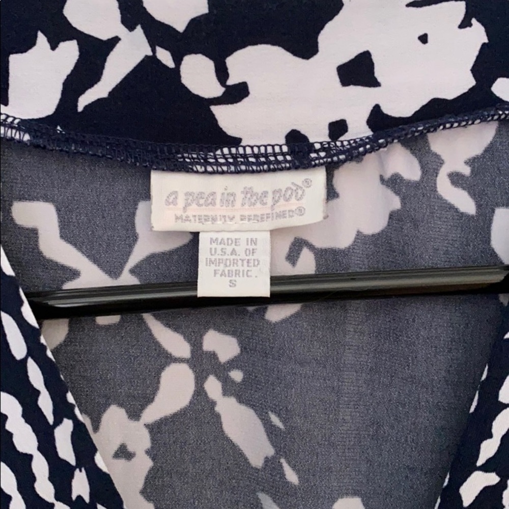 Belted maternity dress